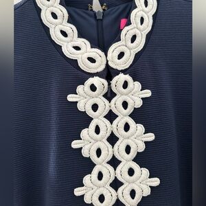 Lilly Pulitzer Navy and White Dress